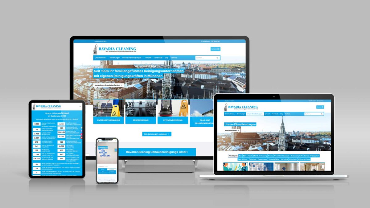 Bavaria Cleaning Website