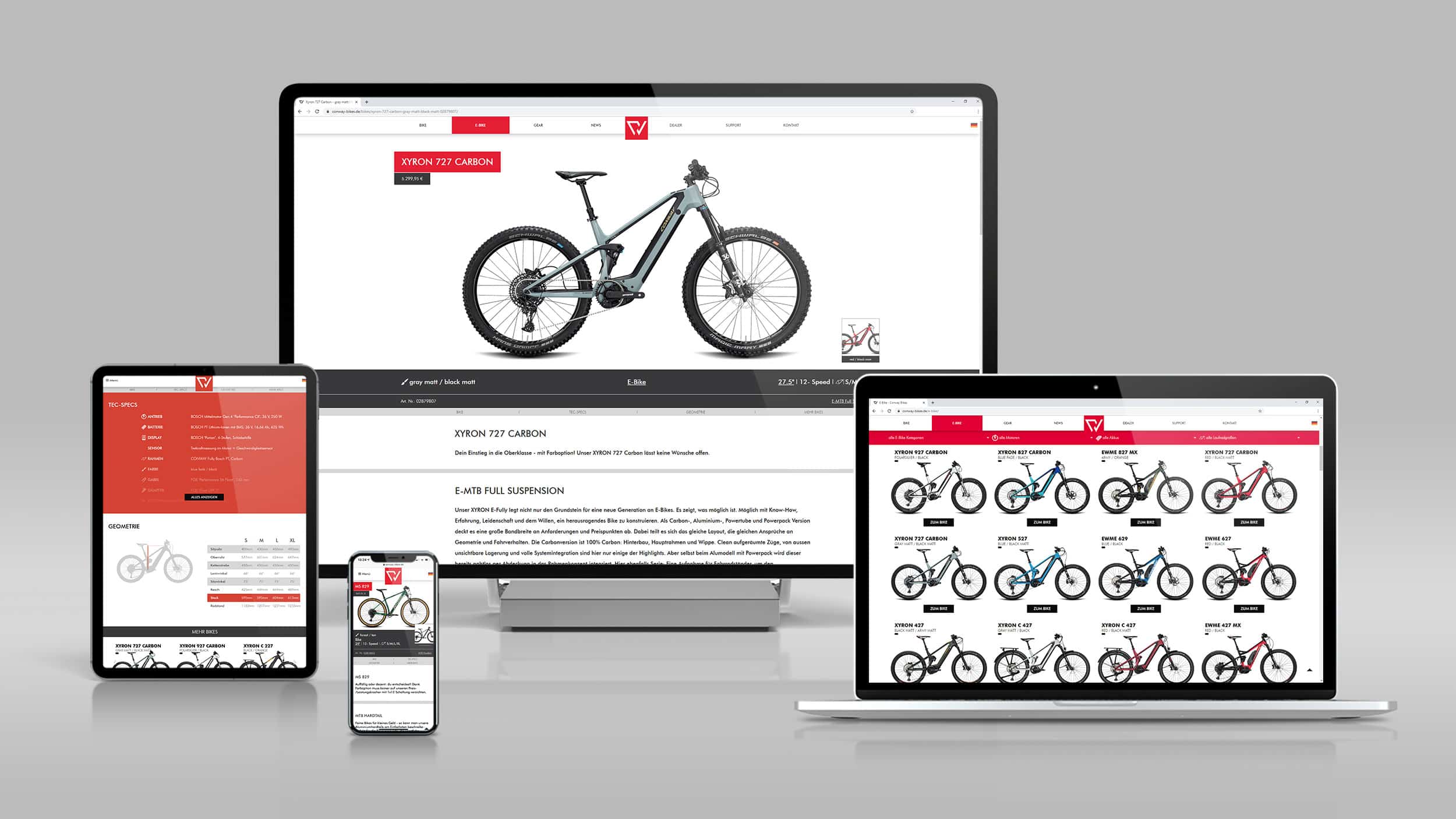 Conway Bikes Website