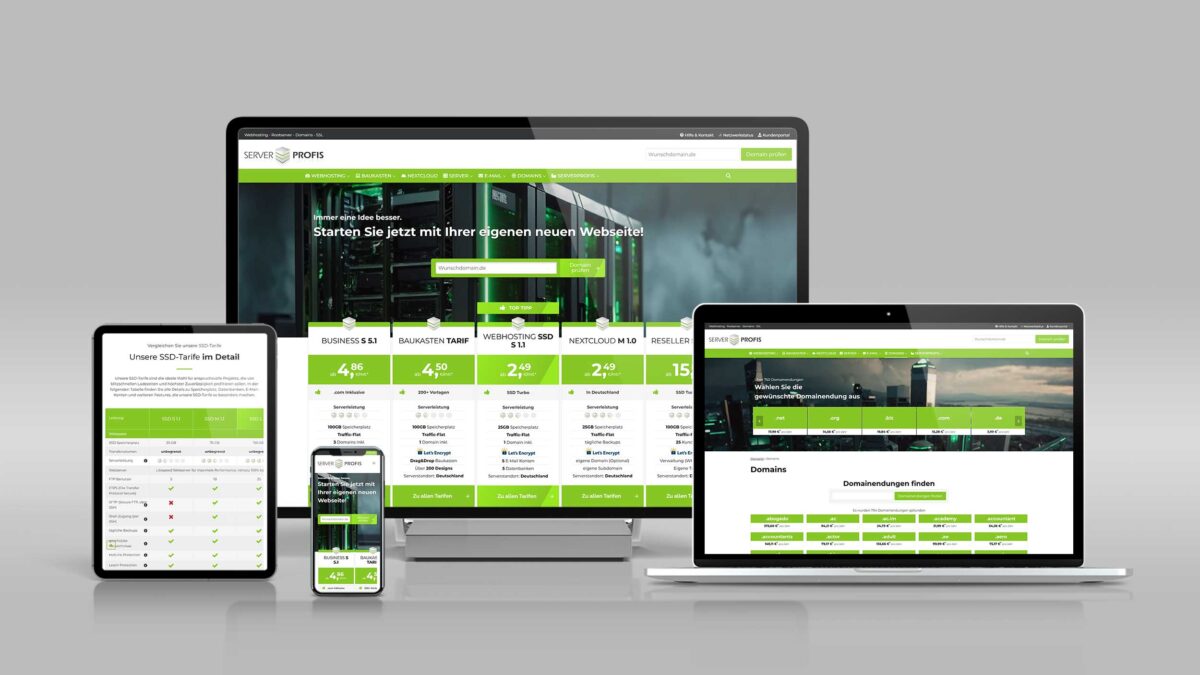 Serverprofis.de Website